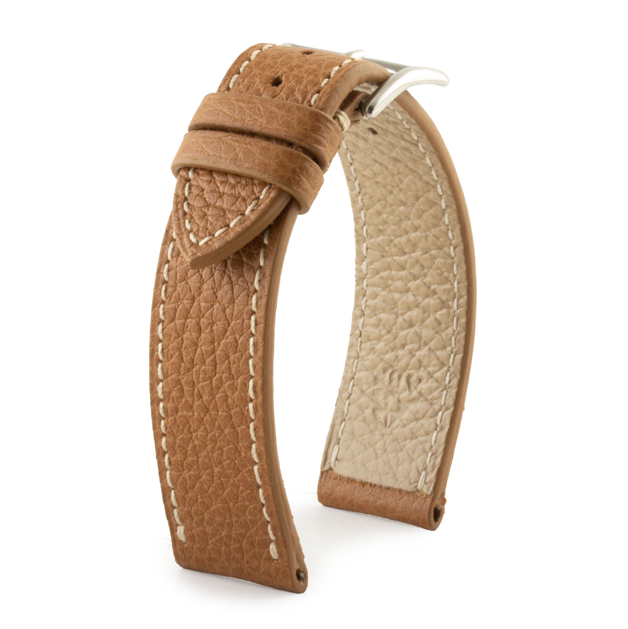 Bracelet "SELLIER" - Hermès Cape Cod/Heure H - Bracelet montre en cuir - Buffle