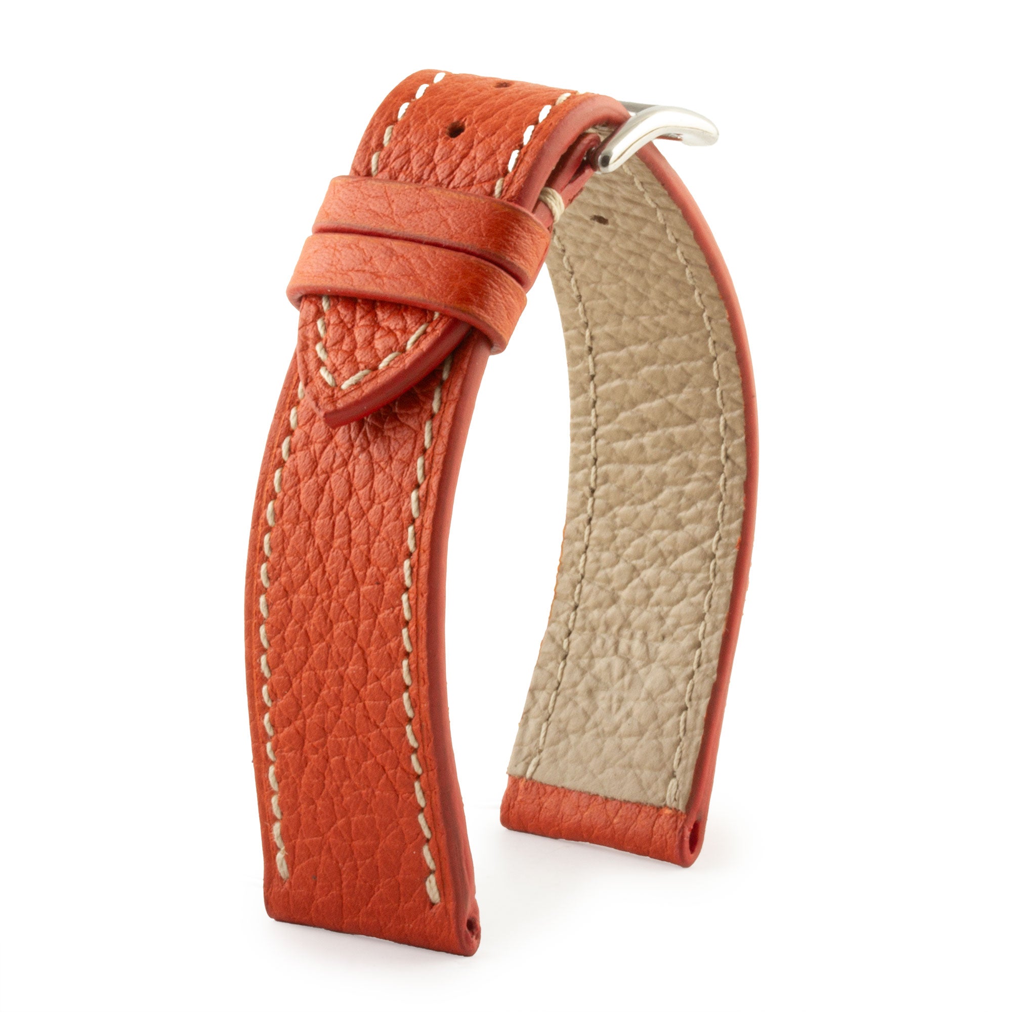Bracelet "SELLIER" - Hermès Cape Cod/Heure H - Bracelet montre en cuir - Buffle