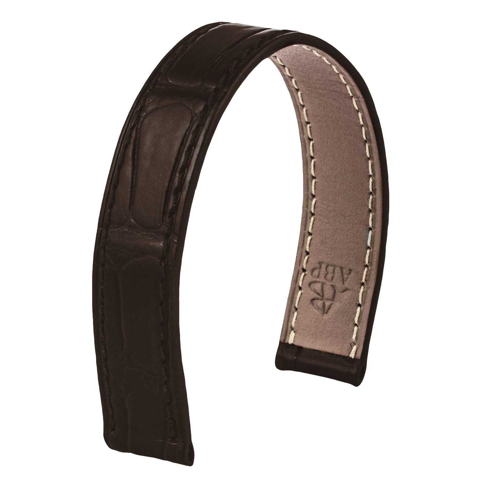 Leather watch strap - Poiray - Alligator (black, brown, gray, blue)