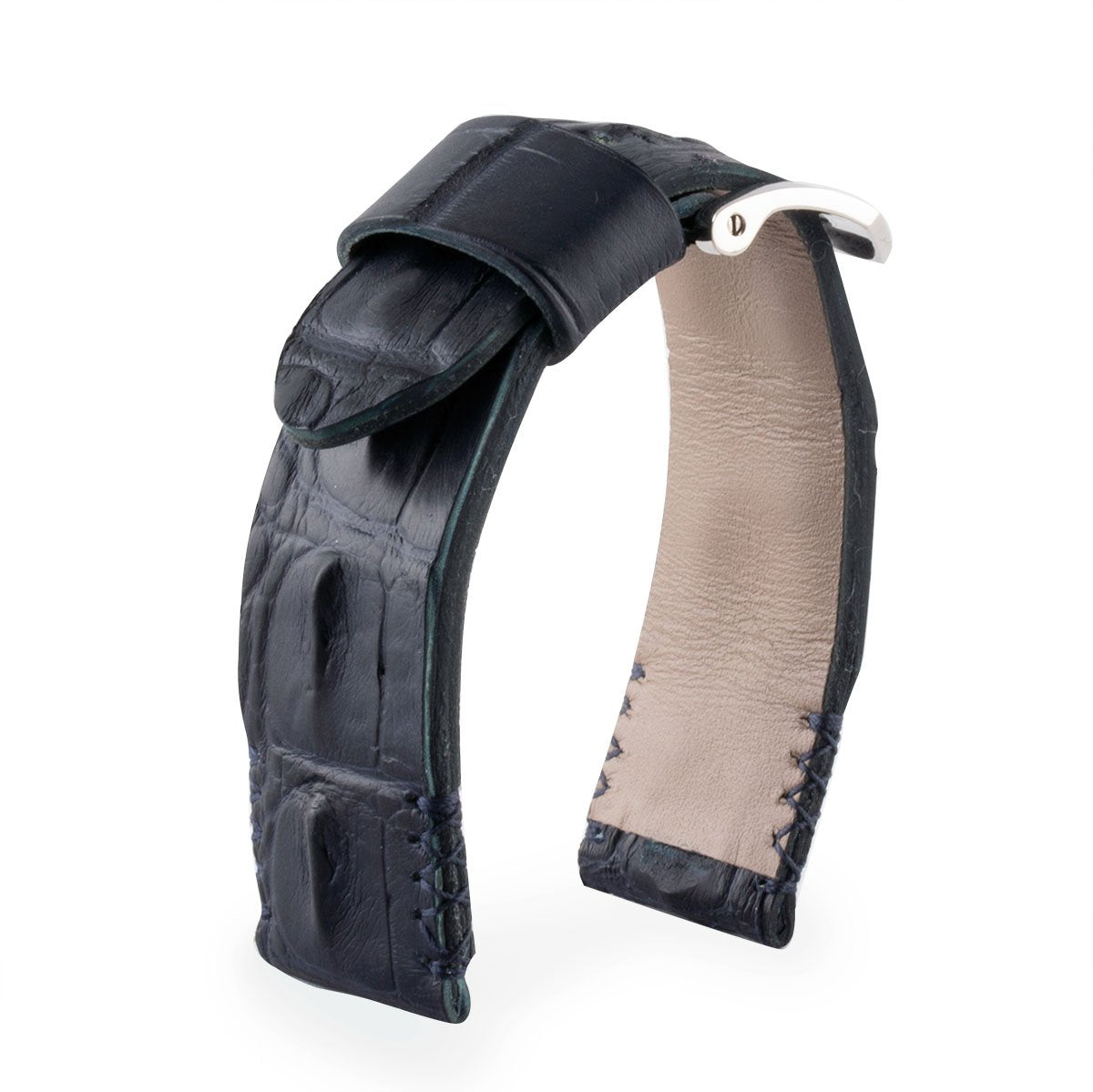 U-Boat - Bracelet-montre cuir - Alligator corné (noir, gris, marron, bleu, vert...)