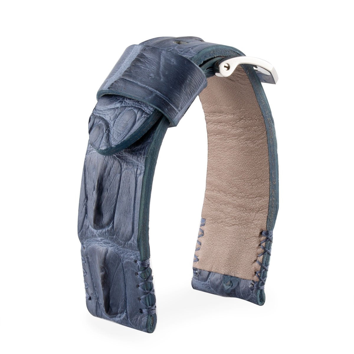 U-Boat - Bracelet-montre cuir - Alligator corné (noir, gris, marron, bleu, vert...)