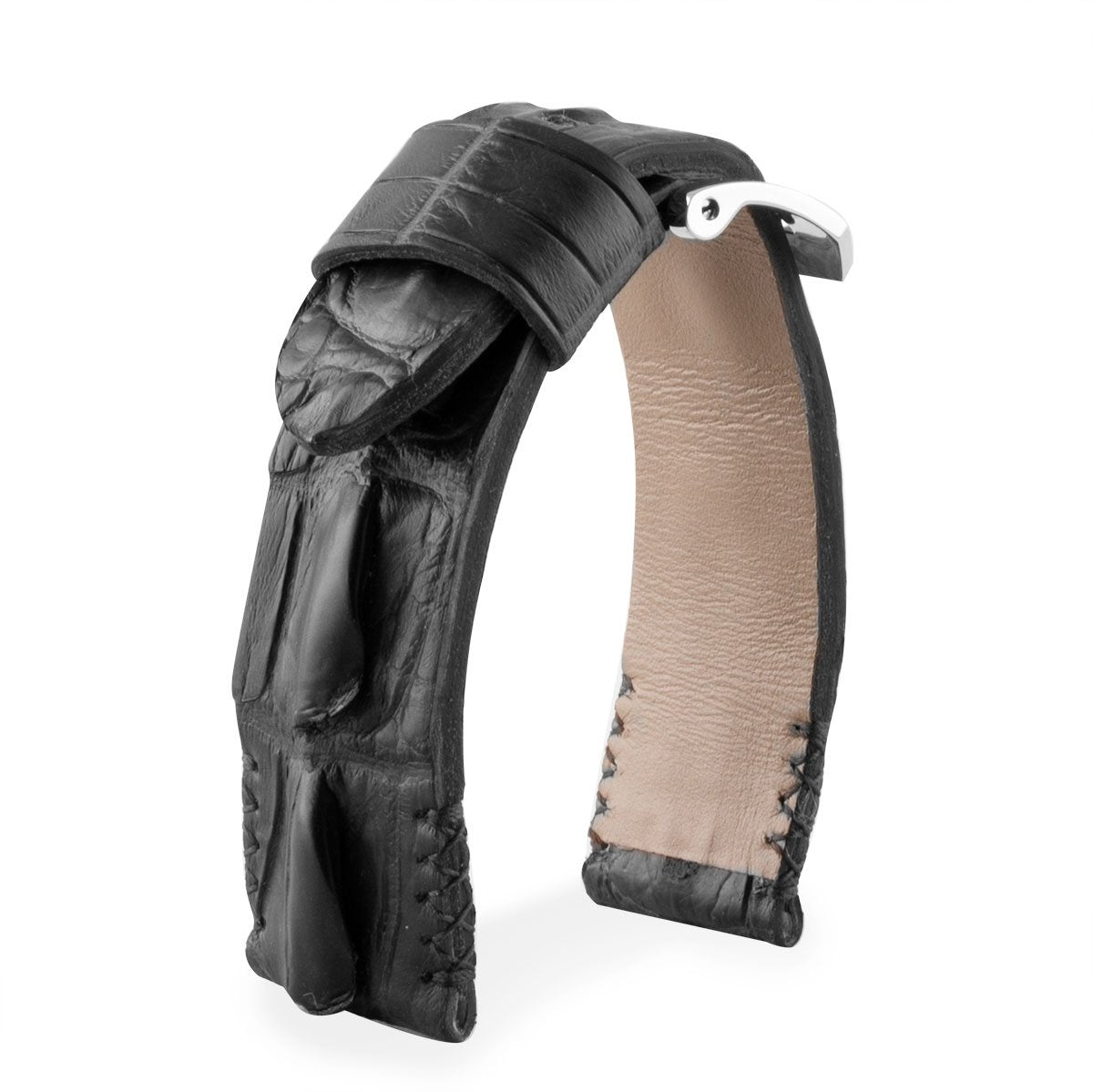 U-Boat - Bracelet-montre cuir - Alligator corné (noir, gris, marron, bleu, vert...)