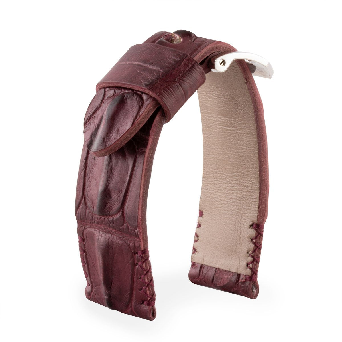 U-Boat - Bracelet-montre cuir - Alligator corné (noir, gris, marron, bleu, vert...)