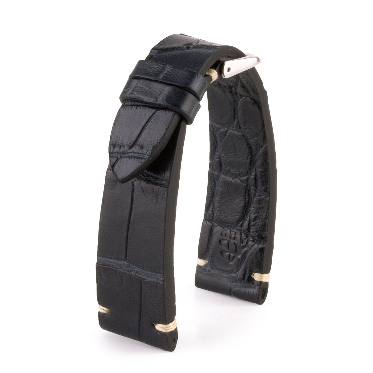 Premium Vintage Strap - Leather Watch Strap - Alligator (black, brown, gray, blue, khaki, red...)