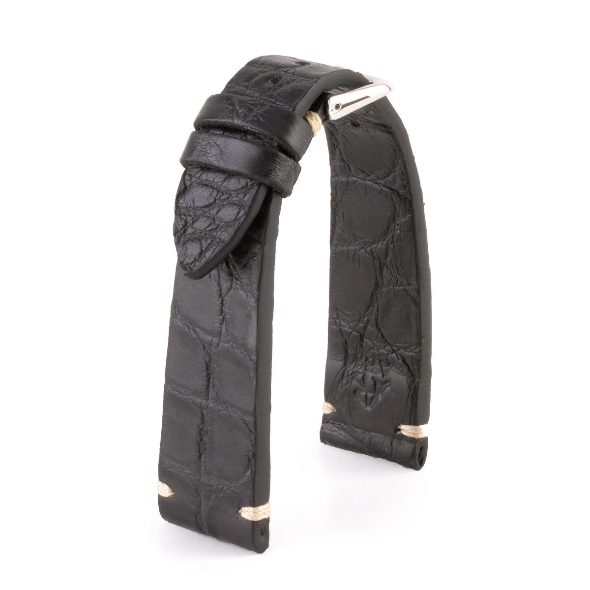 Premium Vintage Strap - Leather Watch Strap - Alligator (black, brown, gray, blue, khaki, red...)