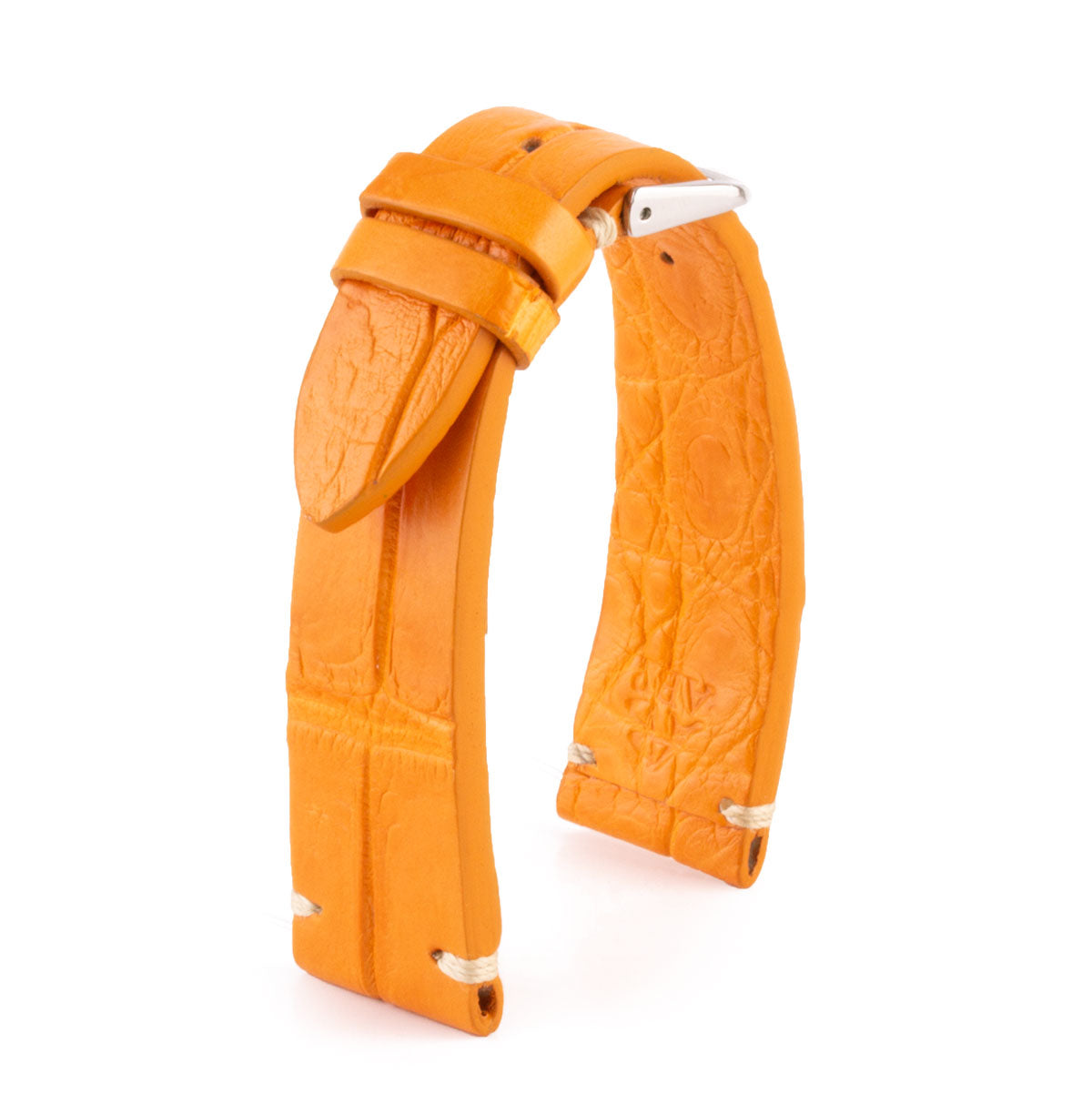 Premium Vintage Strap - Leather Watch Strap - Alligator (black, brown, gray, blue, khaki, red...)