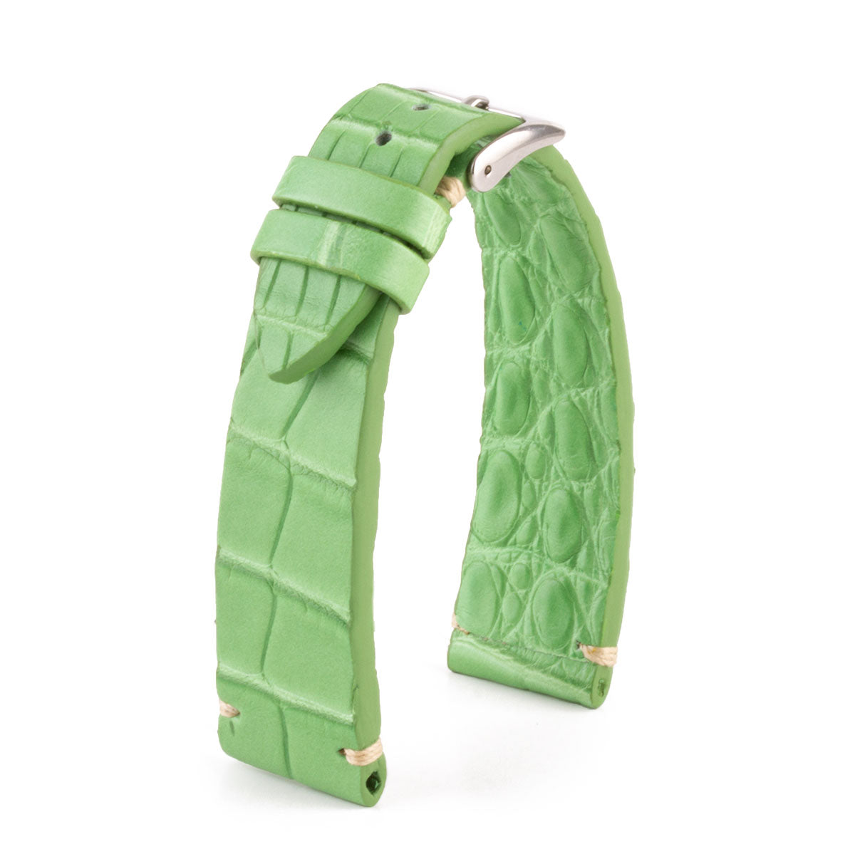Premium Vintage Strap - Leather Watch Strap - Alligator (black, brown, gray, blue, khaki, red...)
