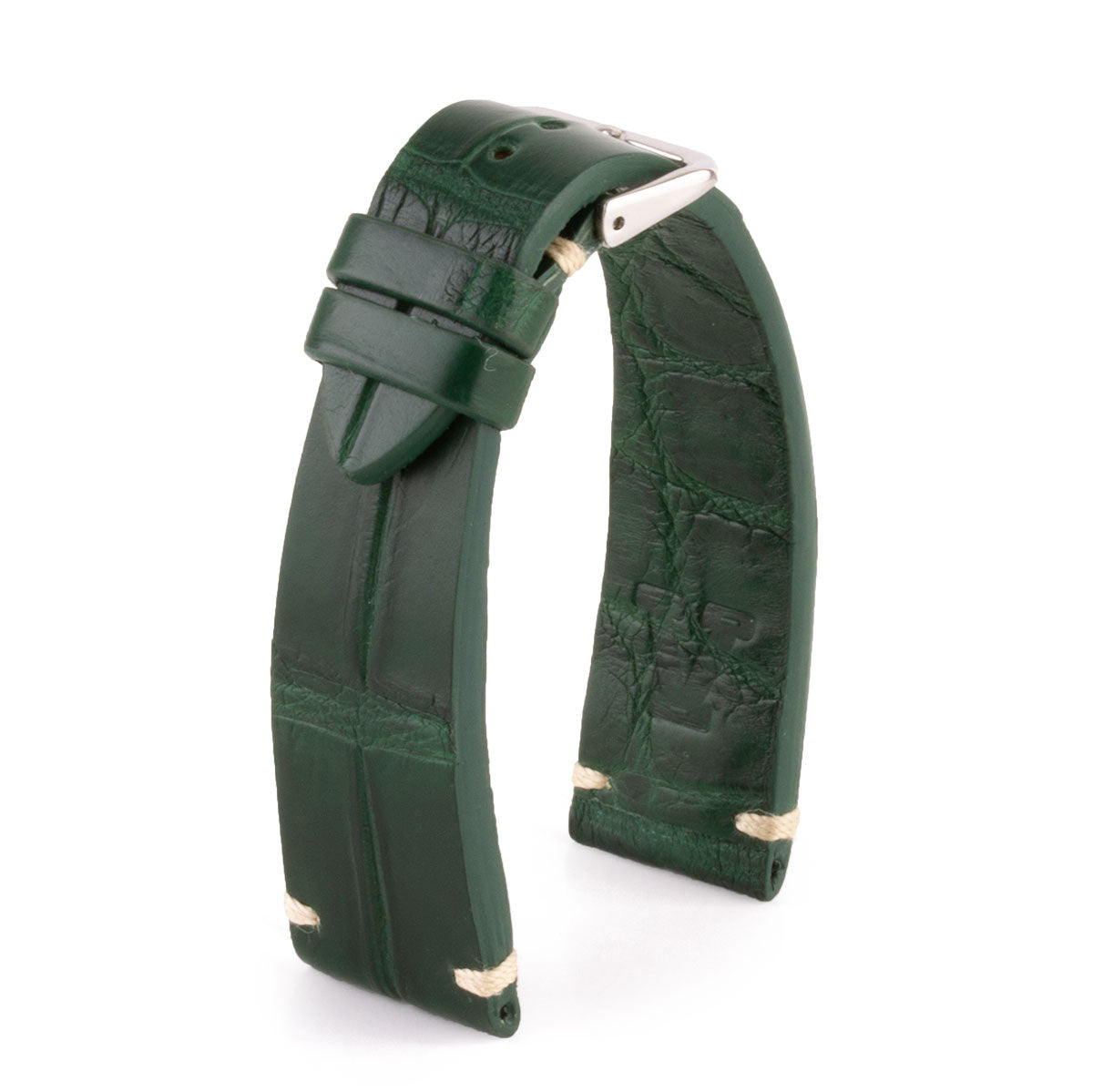 Premium Vintage Strap - Leather Watch Strap - Alligator (black, brown, gray, blue, khaki, red...)