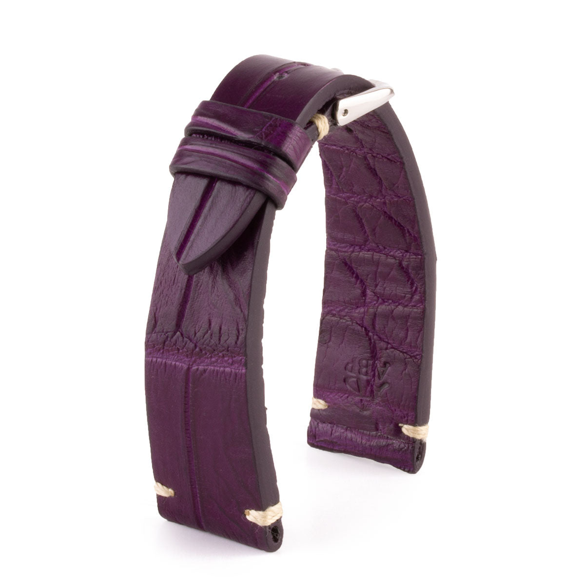 Premium Vintage Strap - Leather Watch Strap - Alligator (black, brown, gray, blue, khaki, red...)