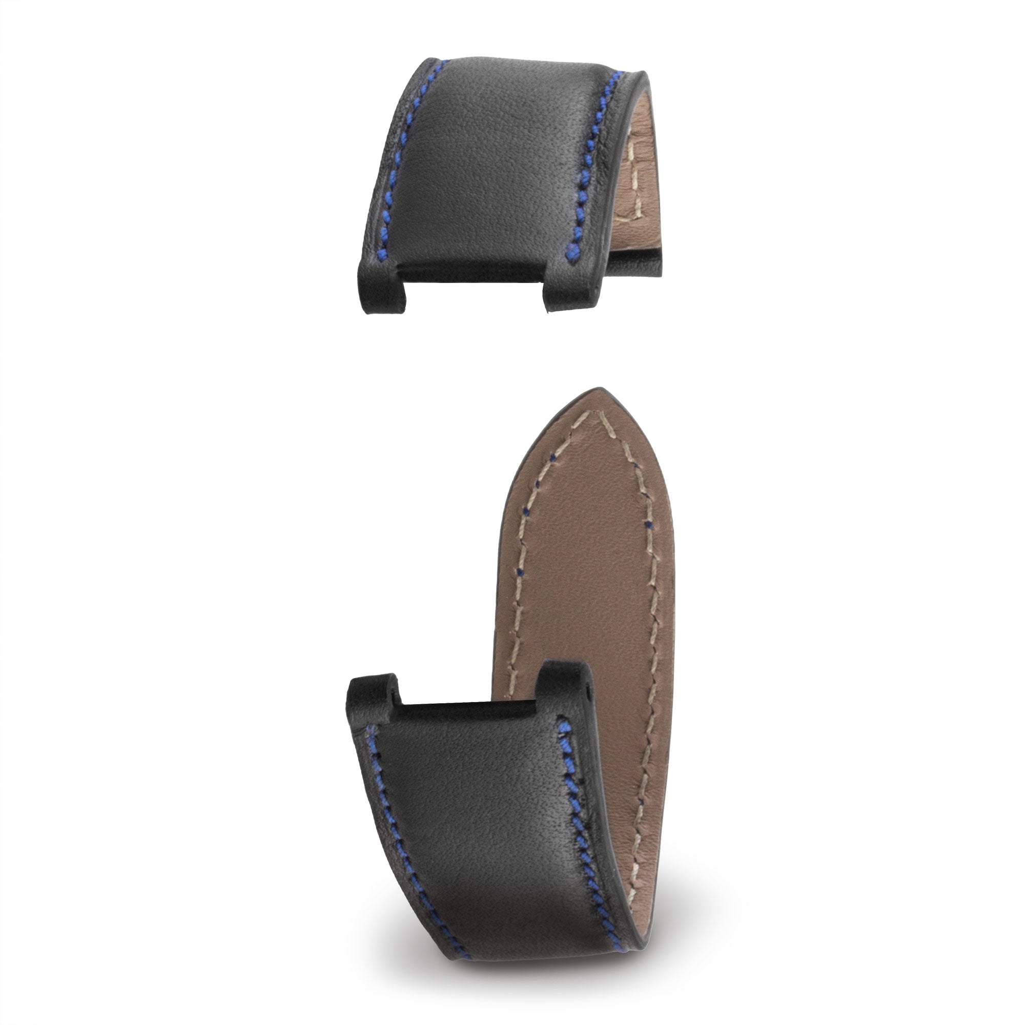 Cartier Pasha - Bracelet-montre cuir - Veau (noir / bleu)