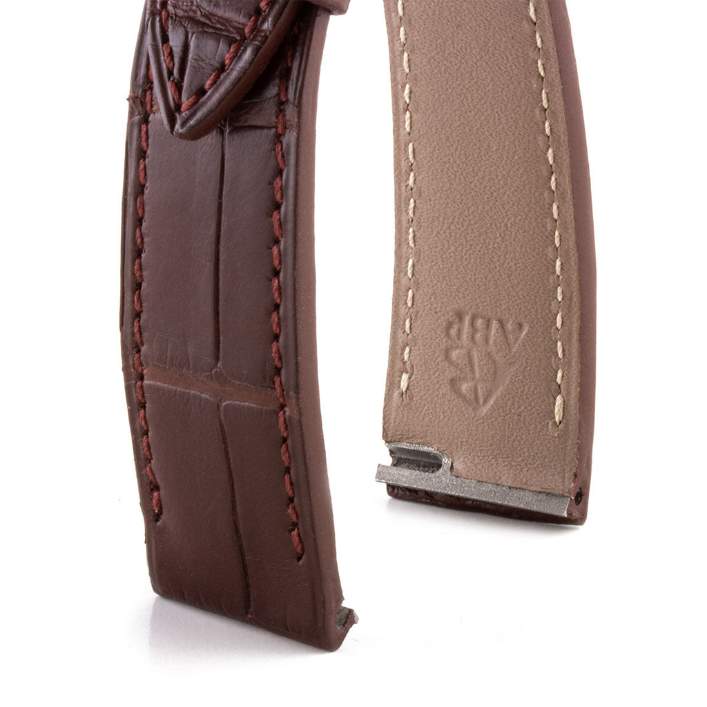 Cartier Santos Dumont (nouveaux modèles 2023) - Bracelet-montre cuir - Alligator (noir, gris, marron, bleu)