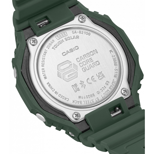 CASIO Men's G-Shock Silicone Watch GA-B2100-3AER