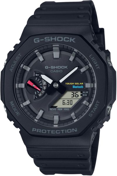 CASIO Men's G-Shock Solar Silicone Watch Black GA-B2100-1AER