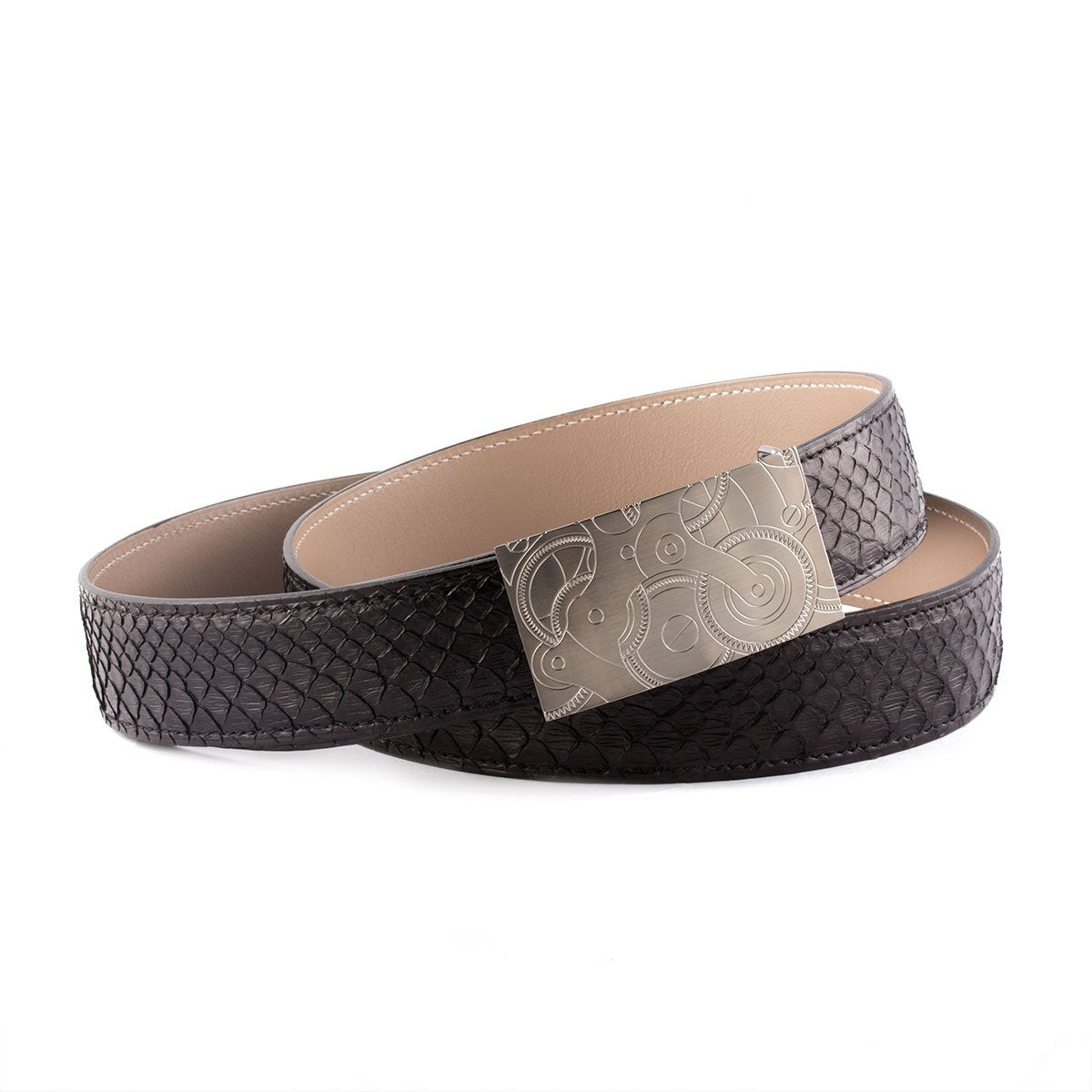Ceinture réversible type Hermès - Python