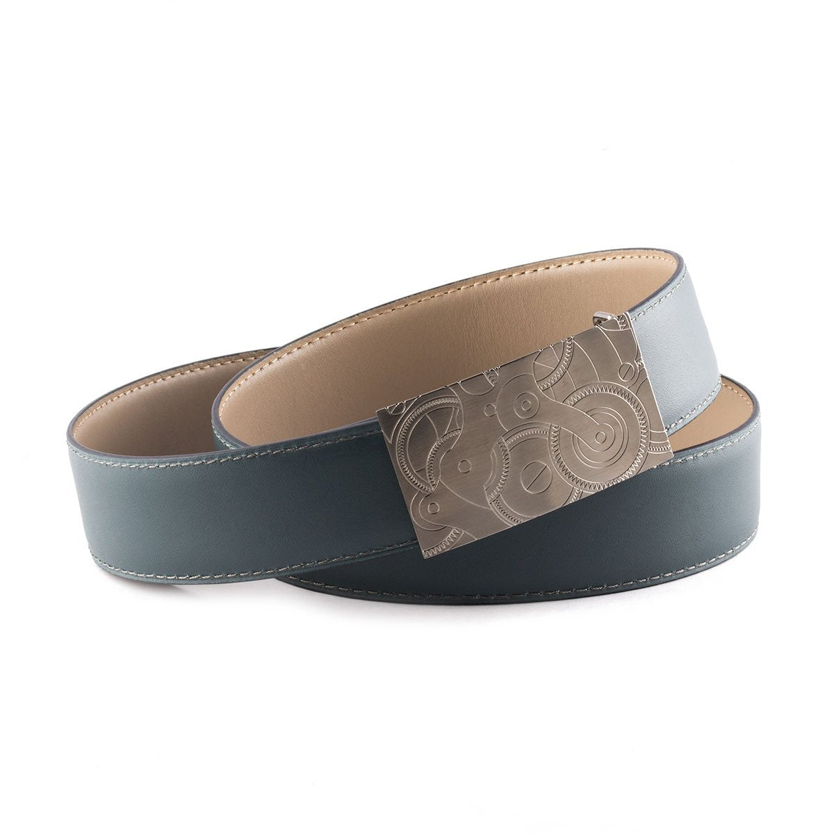 Ceinture réversible type Hermès - Veau lisse - bicolore