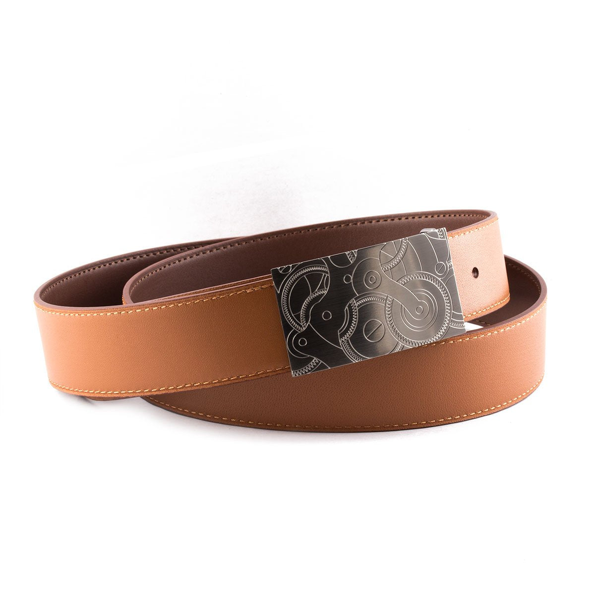 Ceinture réversible type Hermès - Veau lisse - bicolore