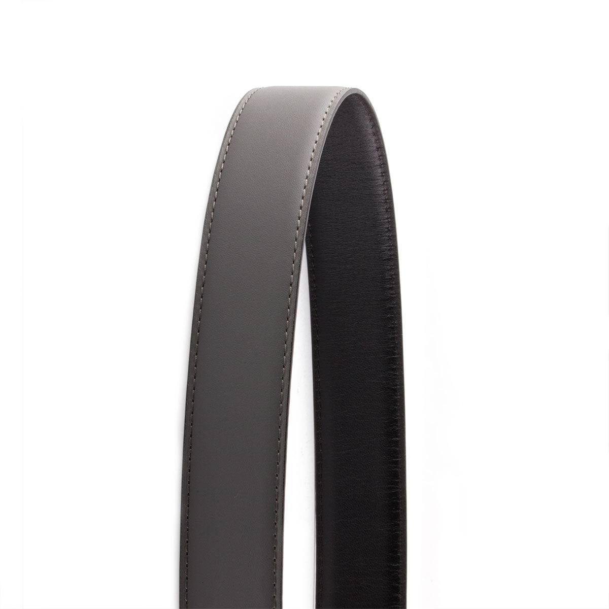 Ceinture réversible type Hermès - Veau lisse - bicolore
