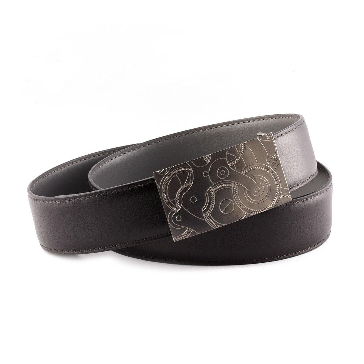 Ceinture réversible type Hermès - Veau lisse - bicolore