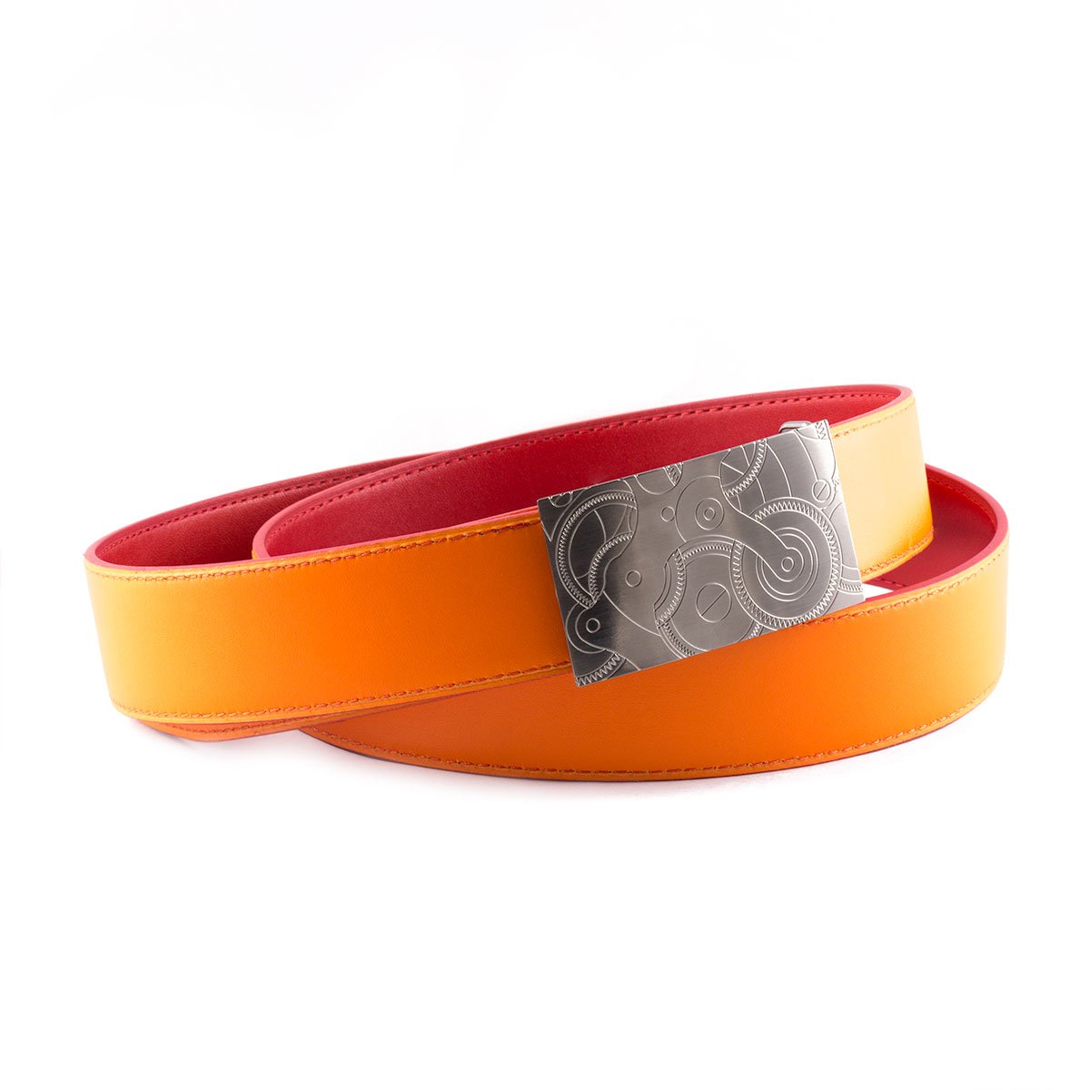 Ceinture réversible type Hermès - Veau lisse - bicolore