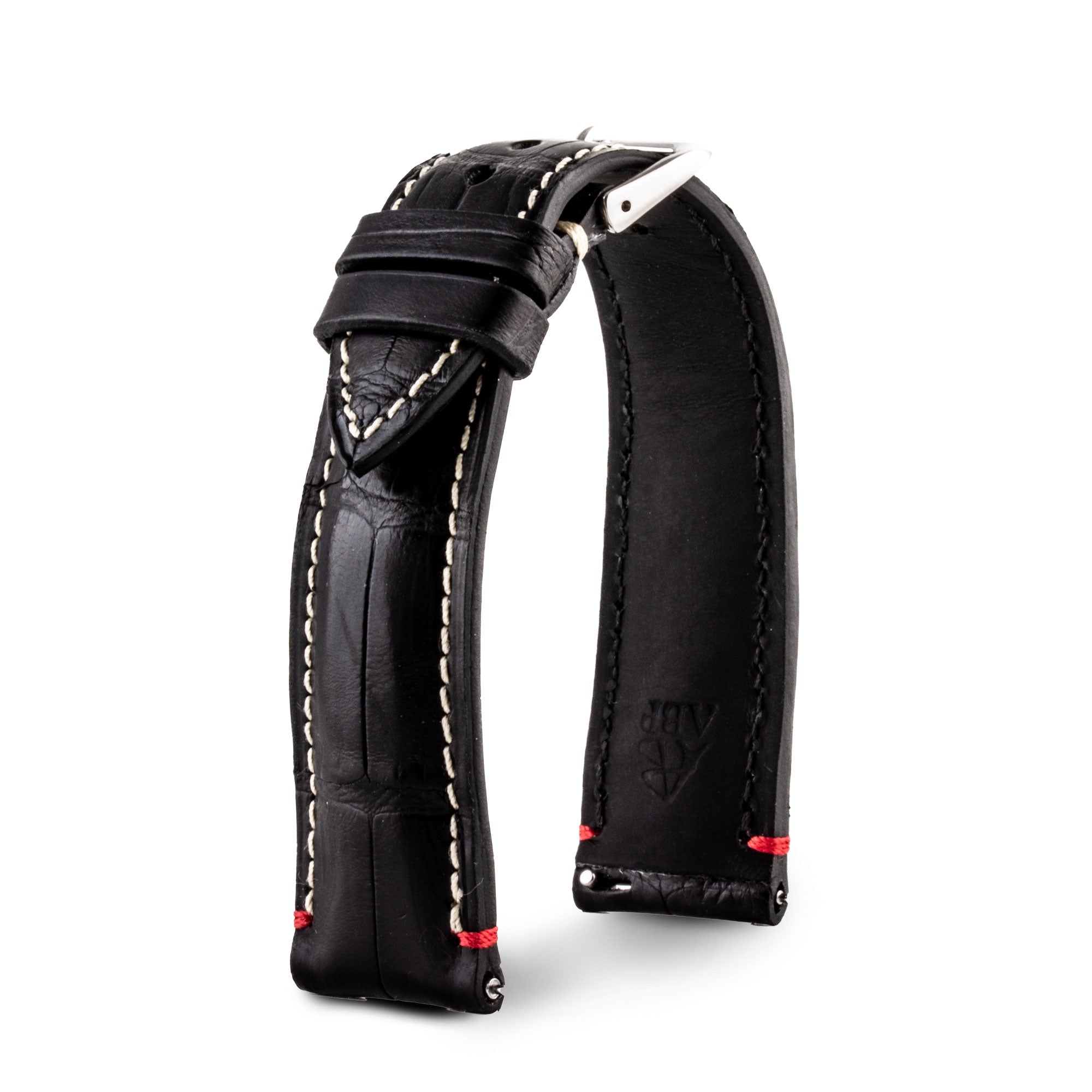 Bracelet ABP Concept X Hanhart 1882 pour 417ES - Bracelet-montre cuir - Alligator waxé