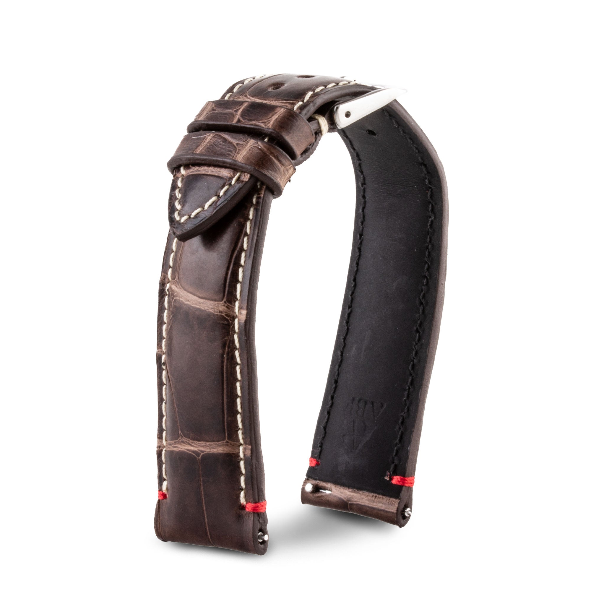 Bracelet ABP Concept X Hanhart 1882 pour 417ES - Bracelet-montre cuir - Alligator waxé