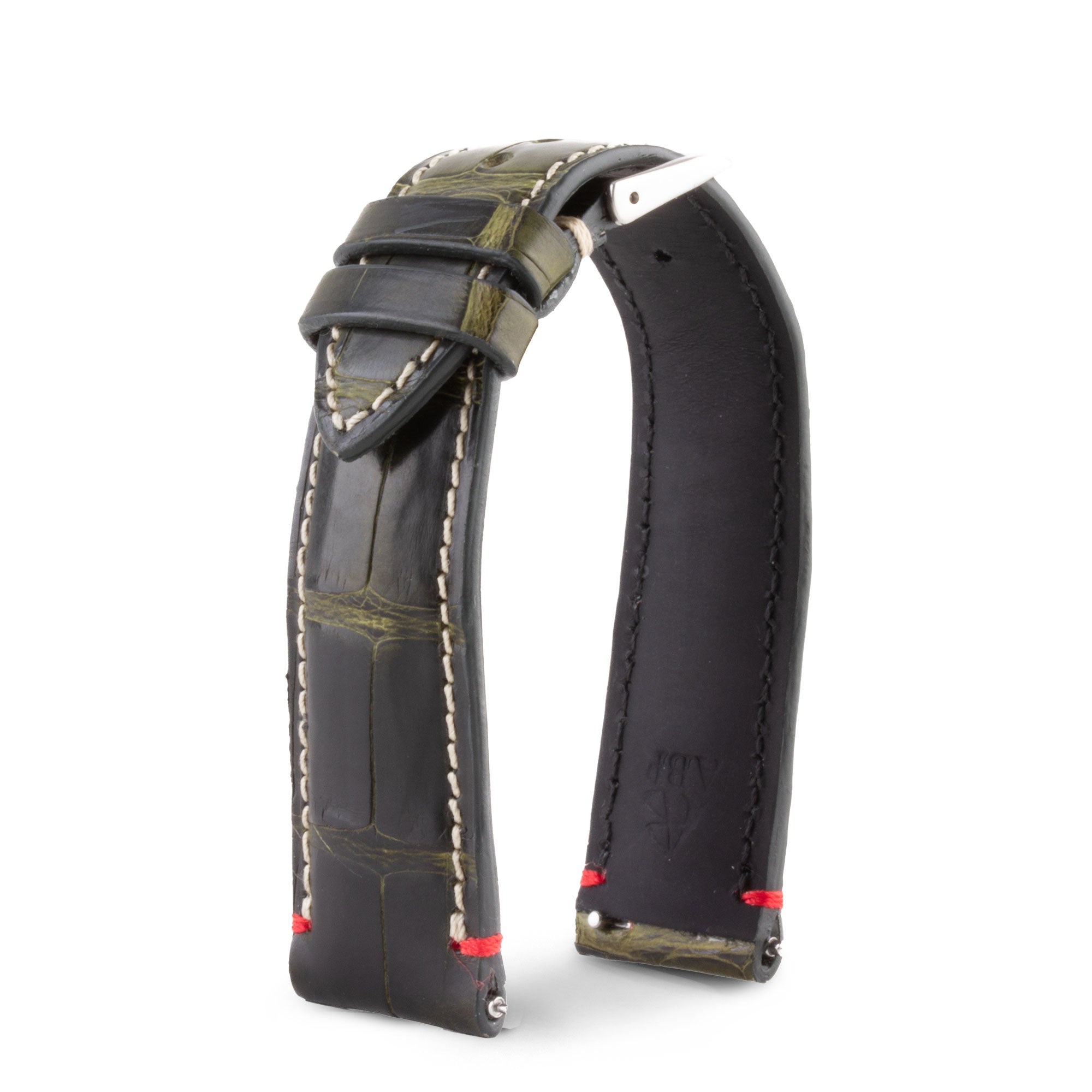 Bracelet ABP Concept X Hanhart 1882 pour 417ES - Bracelet-montre cuir - Alligator waxé
