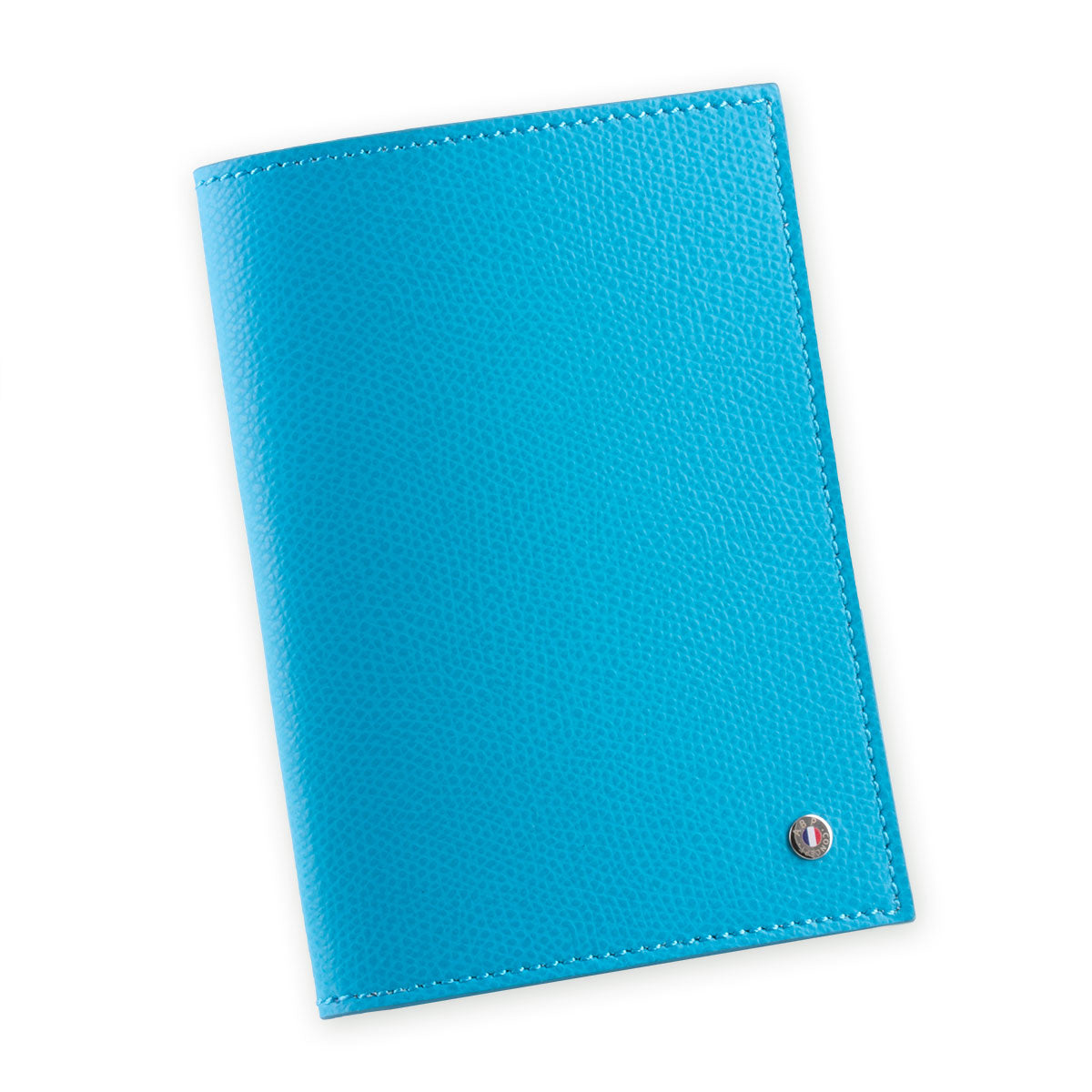 Etui à Passeport en cuir "Essential" - Veau grainé (noir, bleu, vert, marron, orange...)