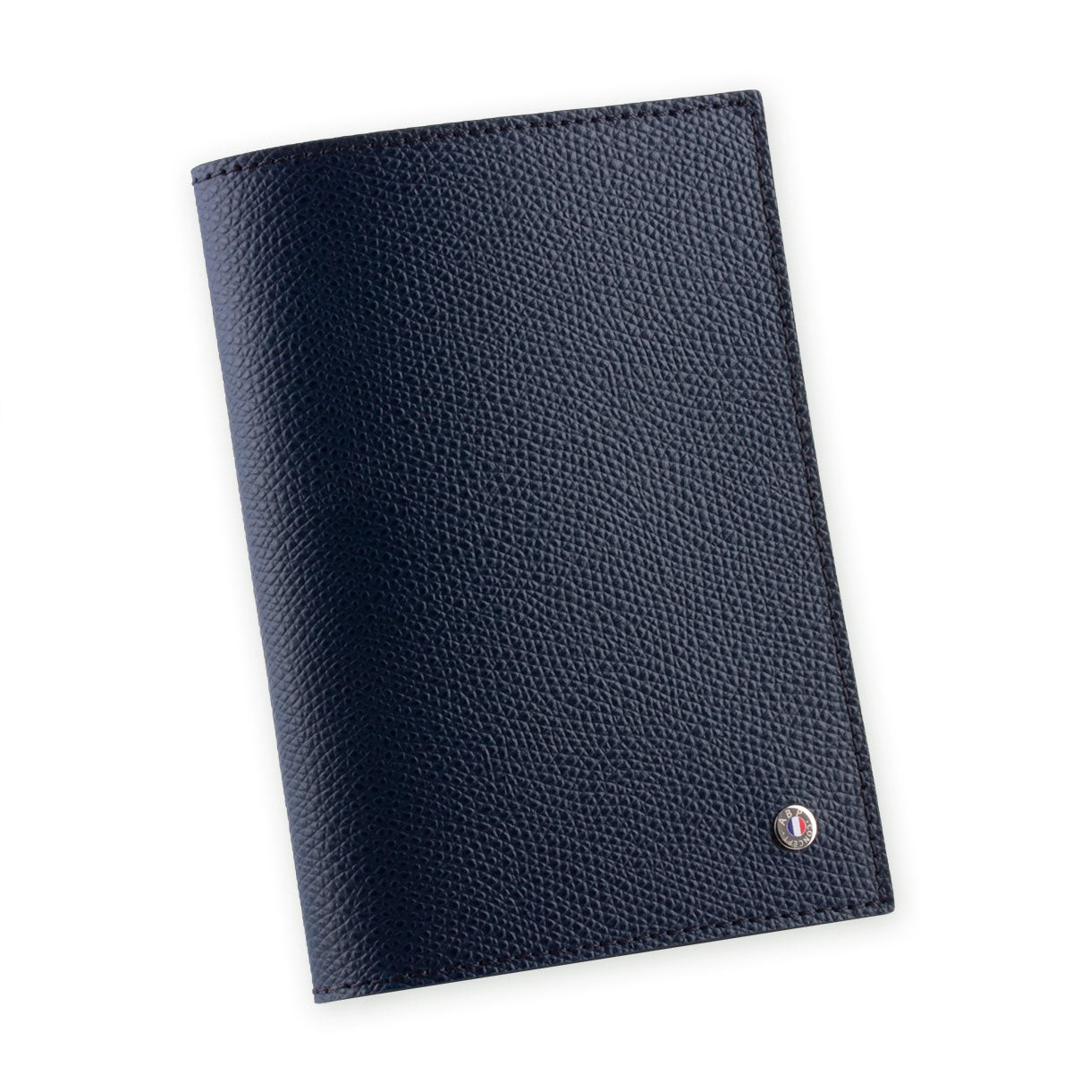 Etui à Passeport en cuir "Essential" - Veau grainé (noir, bleu, vert, marron, orange...)