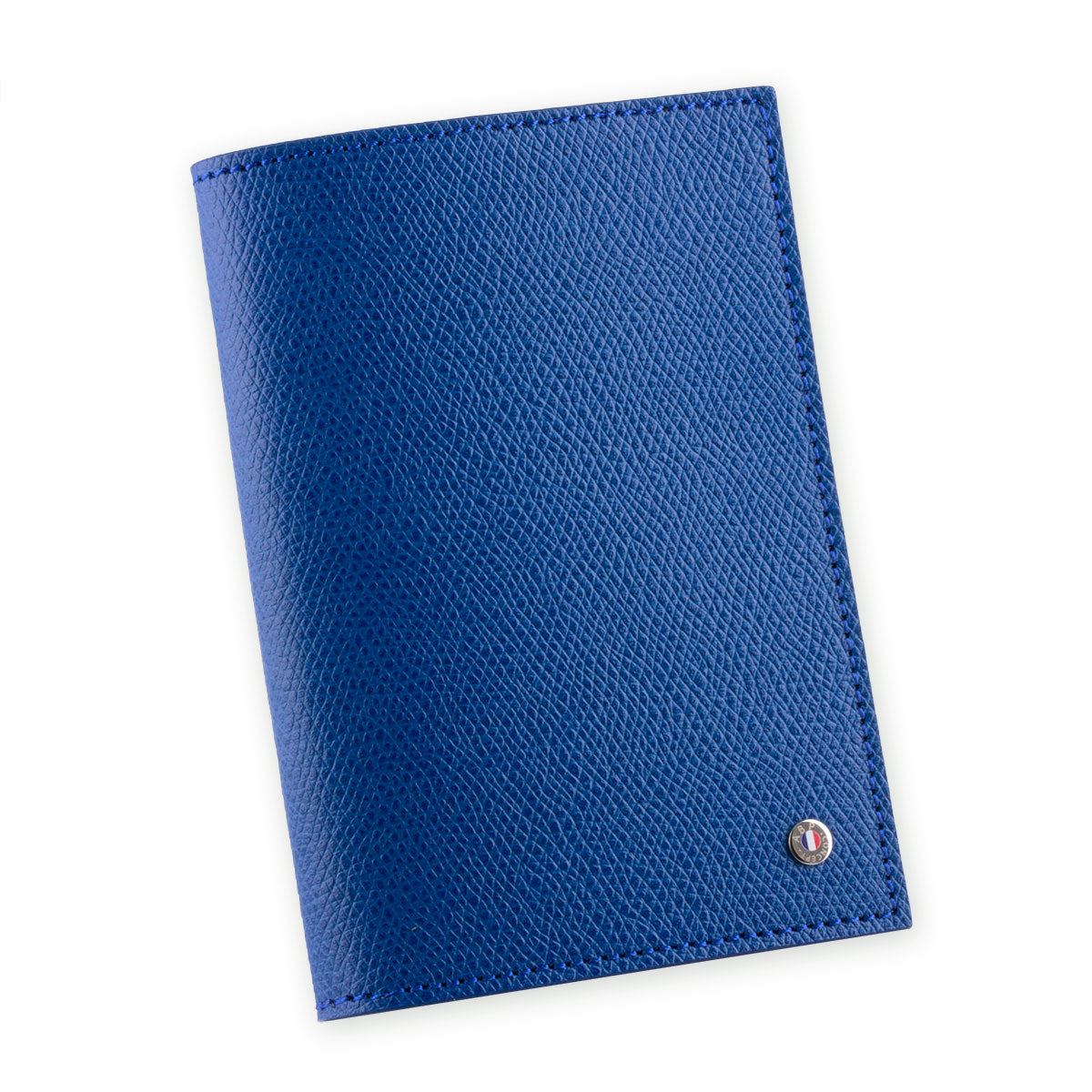 Etui à Passeport en cuir "Essential" - Veau grainé (noir, bleu, vert, marron, orange...)