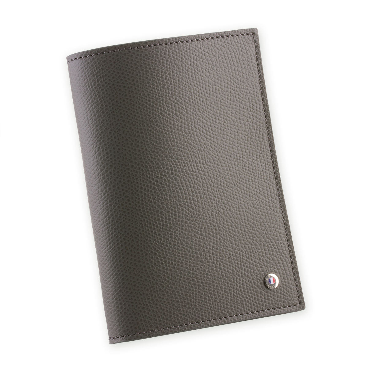 Etui à Passeport en cuir "Essential" - Veau grainé (noir, bleu, vert, marron, orange...)