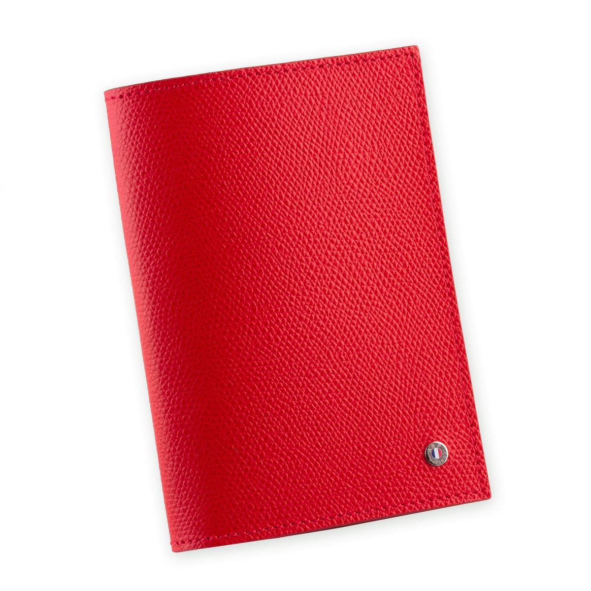 Etui à Passeport en cuir "Essential" - Veau grainé (noir, bleu, vert, marron, orange...)