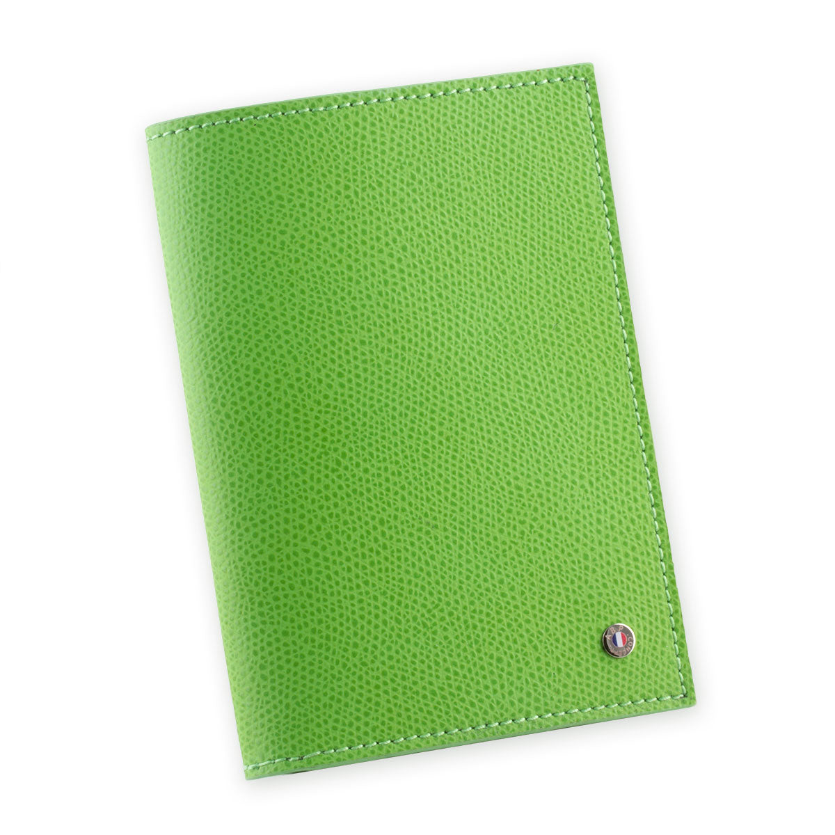 Etui à Passeport en cuir "Essential" - Veau grainé (noir, bleu, vert, marron, orange...)