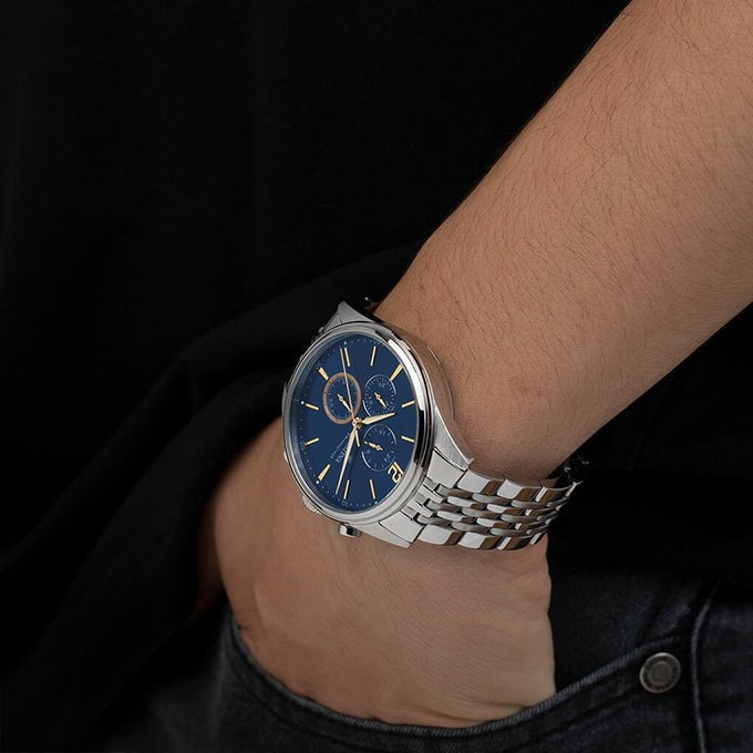 FESTINA Men's Timeless Chronograph Steel Watch F20285/3
