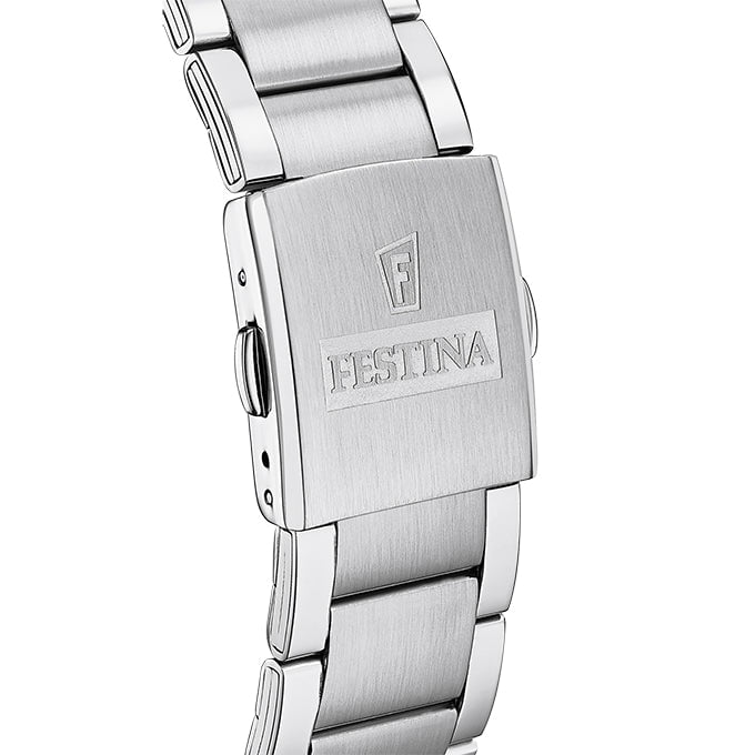 FESTINA Men's Timeless Chronograph Steel Watch F20343/2