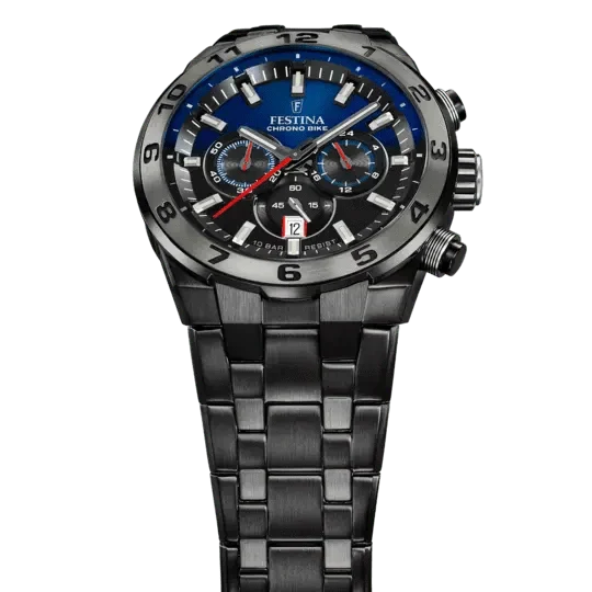 FESTINA Men's Chrono Bike Watch with Interchangeable Straps F20673/1