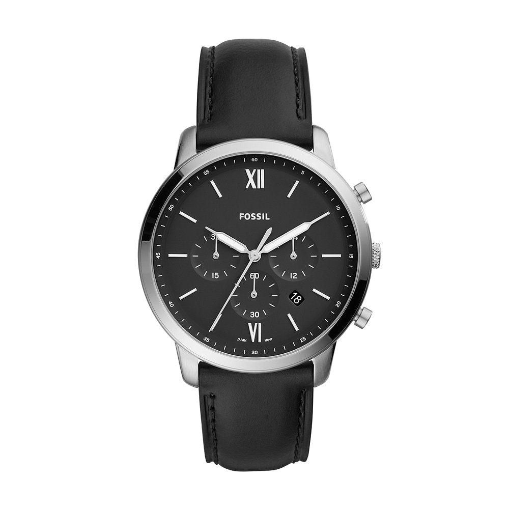 FOSSIL Men's Neutra Chronograph Leather Watch FS5452