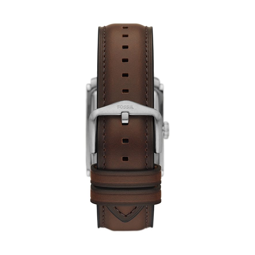 FOSSIL Men's Carraway Brown Leather Watch FS6012