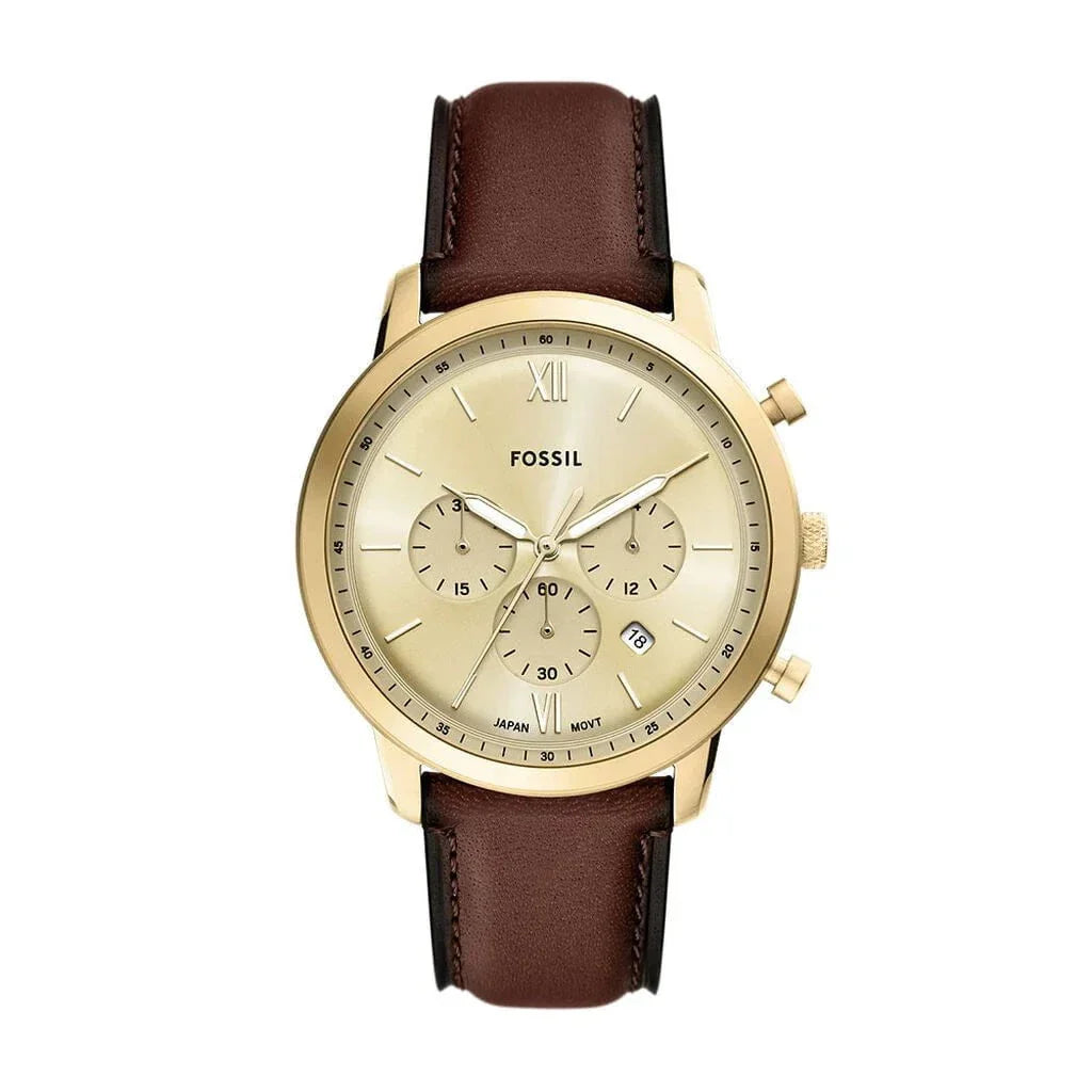 FOSSIL Men's Neutra Chronograph Leather Watch FS6113