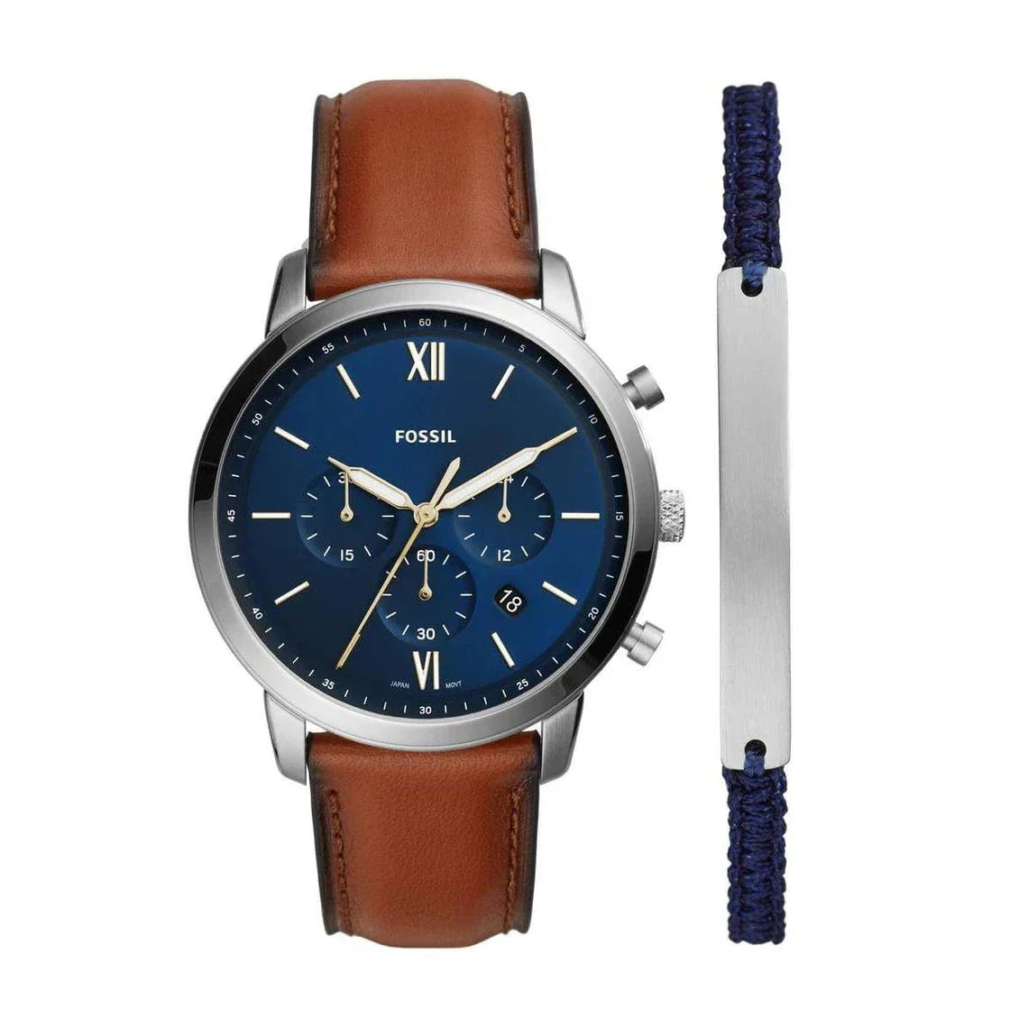FOSSIL Men's Neutra Watch and Jewelry Set Chronograph FS5708SET