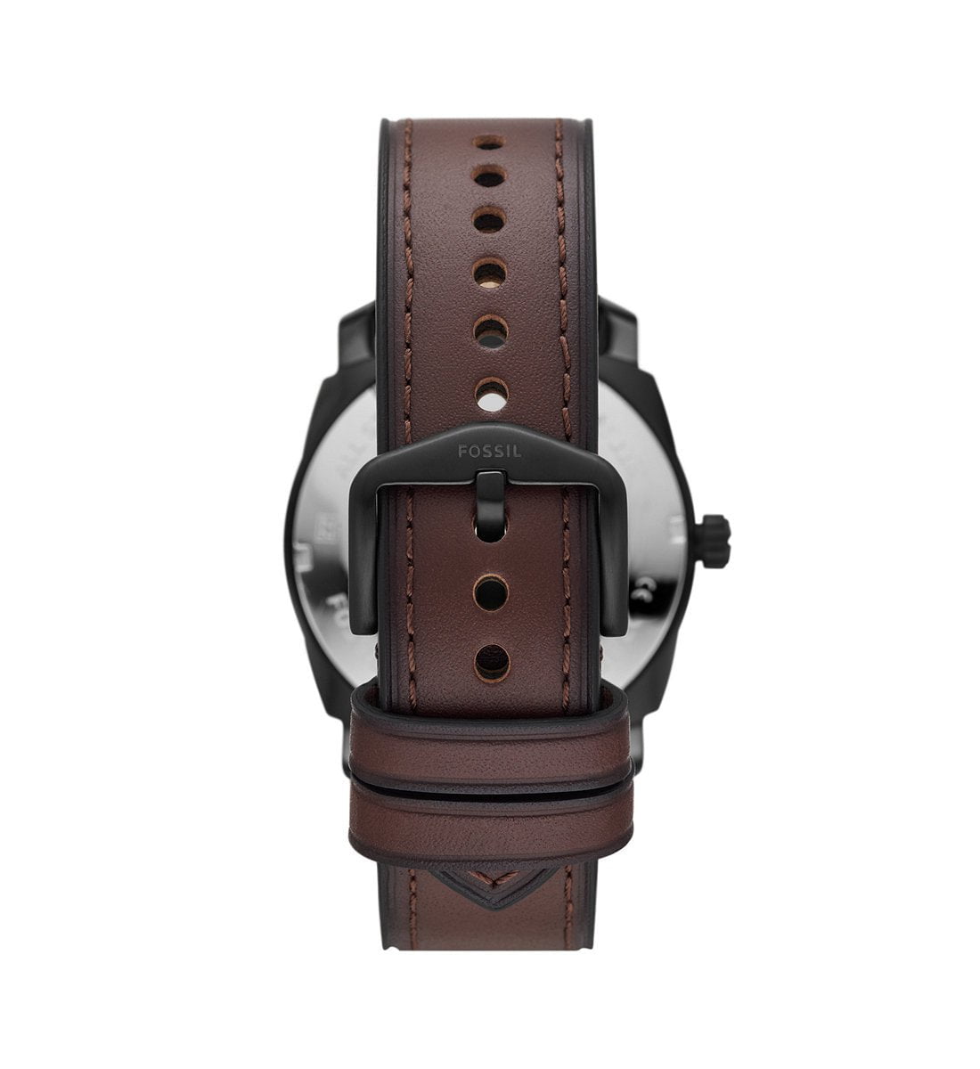 FOSSIL Men's Machine Brown Leather Watch FS5901