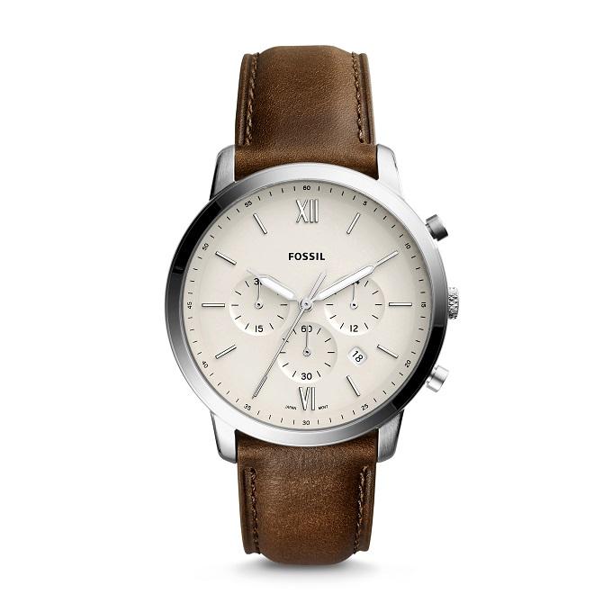 FOSSIL Men's Neutra Chronograph Leather Watch FS5380