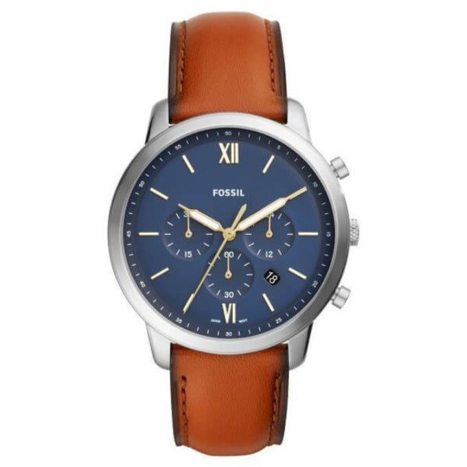 FOSSIL Men's Neutra Chronograph Leather Watch FS5453