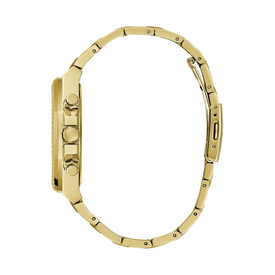 GUESS Men's Equity Gold Steel Watch GW0703G2