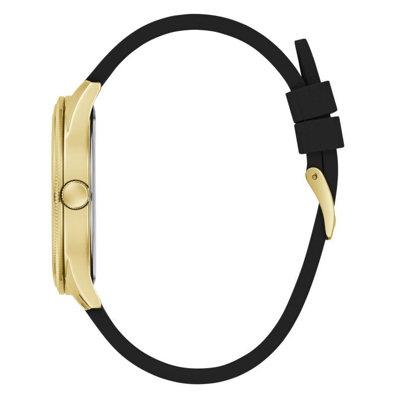 GUESS Men's Reputation Black Silicone Watch GW0726G2