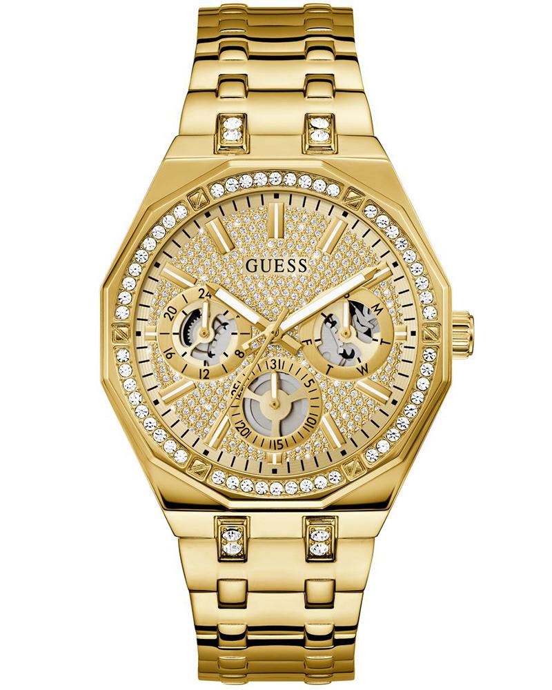GUESS Men's Gold Steel Watch GW0960G2