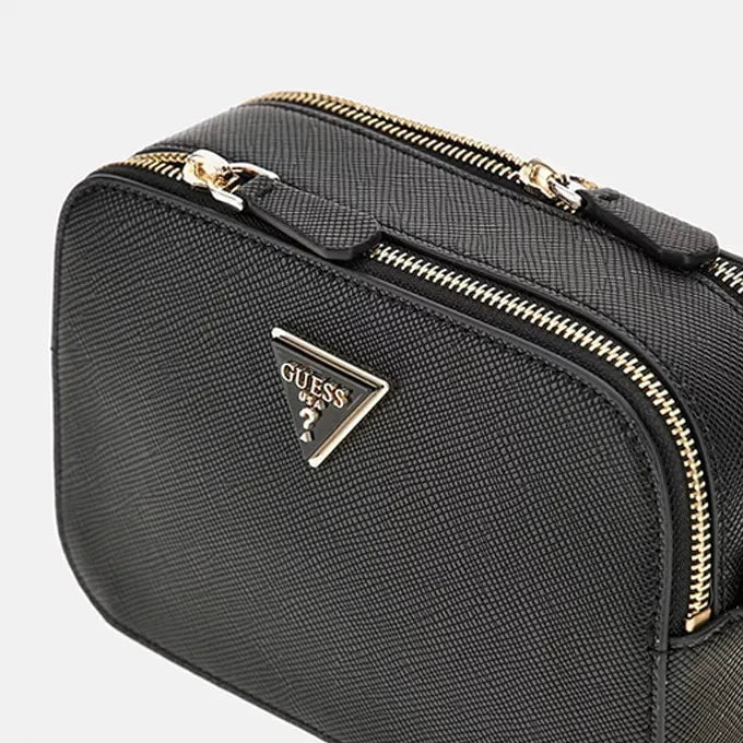 GUESS Women's Noelle Saffiano Shoulder Bag HWZG7879140BLA