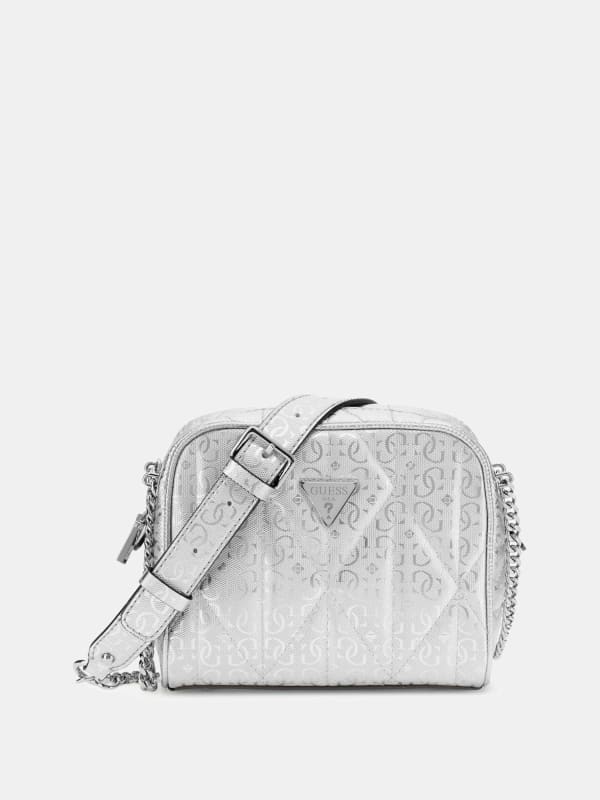Sac porté Epaule GUESS Femme Aldina Camera HWGY9663140SIL
