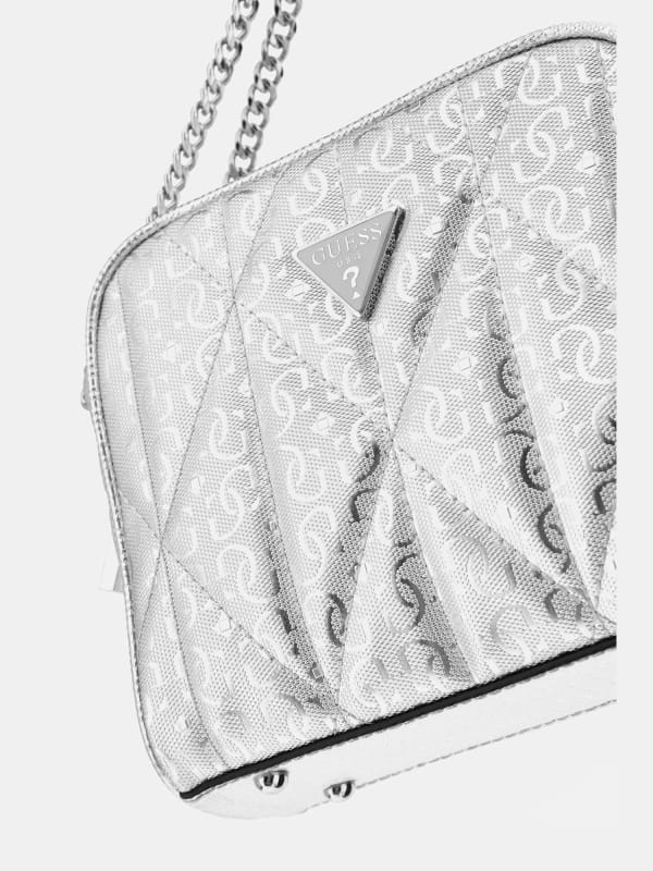 Sac porté Epaule GUESS Femme Aldina Camera HWGY9663140SIL