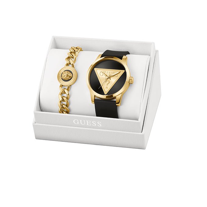 GUESS Men's Watch Watch and Jewelry Set JUBS05120JWYGBKS
