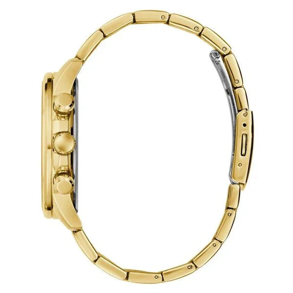 GUESS Men's Walker Multifunction Gold Steel Watch GW0900G3